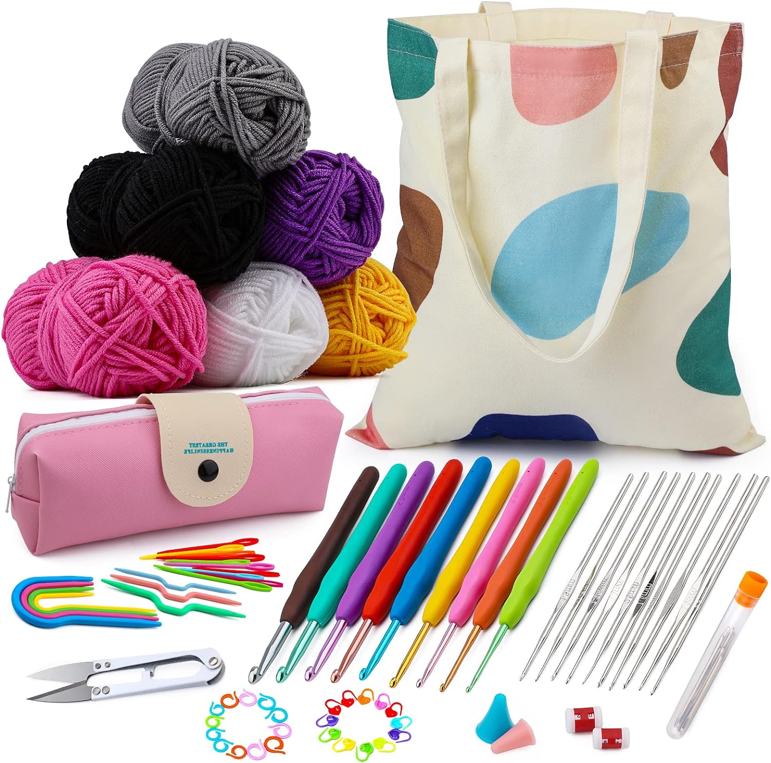 85 Piece Crochet Kit - Warmed