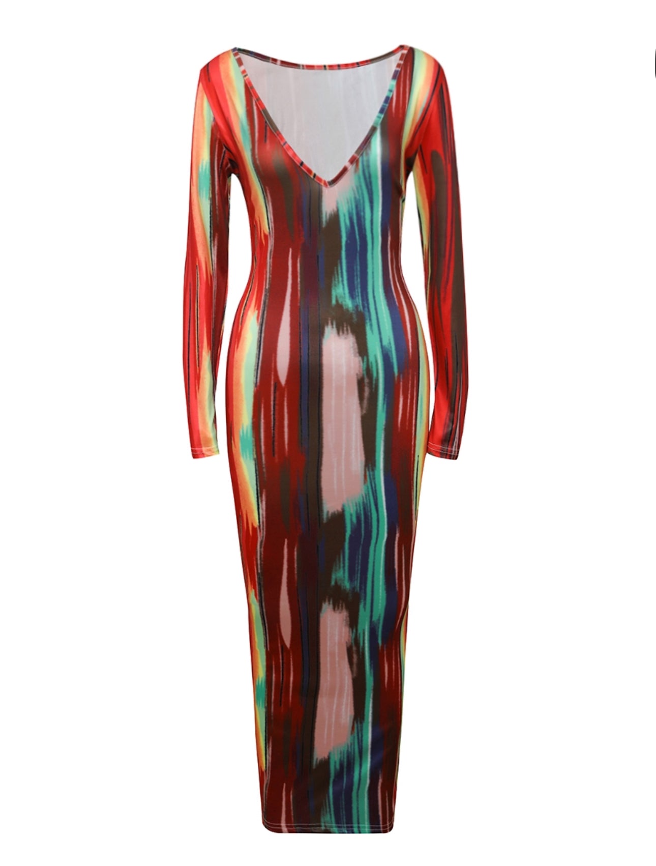 Long Sleeve Maxi Dress - Warmed