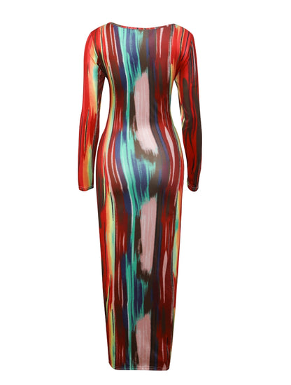 Long Sleeve Maxi Dress - Warmed