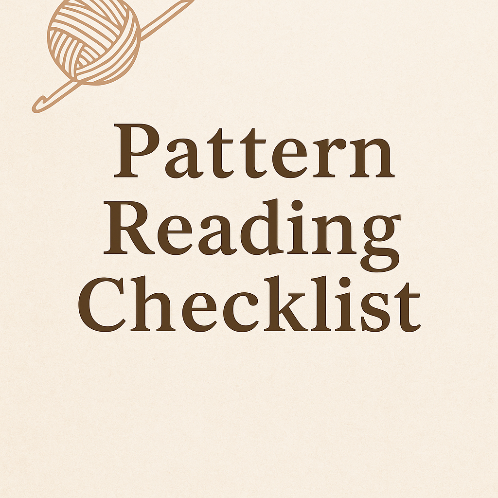 Pattern Reading Checklist